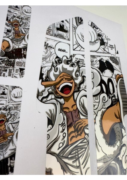 One Piece Luffy Bisiklet Sticker Seti 9 Parça – Renkli Maşa Kadro Etiketi fiyatları