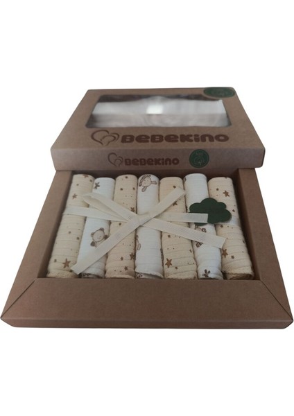 21710 Bebek Karışık Desenli Yedili Ağız Mendili