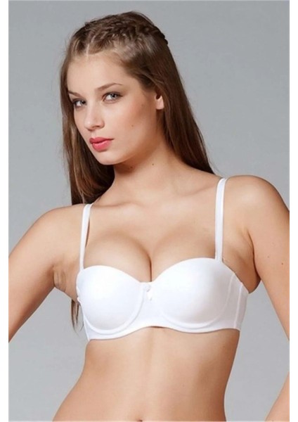 Kadın Dolgulu Straplez Sütyen