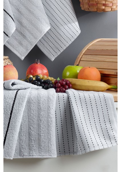 Sophia Mutfak Havlusu 6 Adet (45X30 Cm) Gri fiyatları