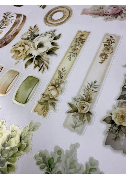 “bullet Journal Sticker – Defter ve Planlayıcı Çıkartma Seti” 1 Sayfa A4 modelleri