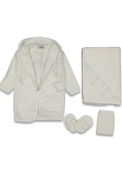 898 Bebek Kuşlu 5'li Bornoz Seti