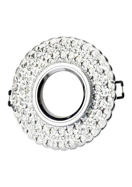 10 Adet CT-6639 Ipek LED Efektli Cam Kasa Spot Ampul ve GU10 Duy Dahil