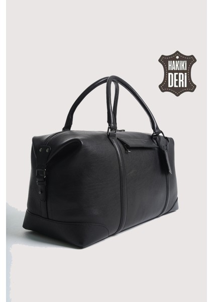 Hakiki Deri Erkek Valiz Çantası Siyah SMR6788 fırsatları