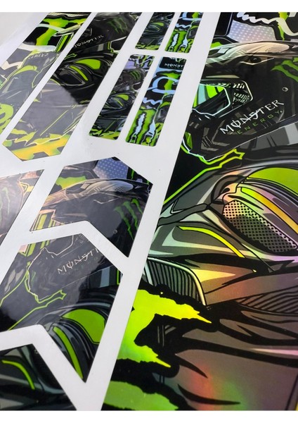 Bisiklet Sticker Seti 12 Parça – Renkli Maşa Kadro Etiketi Hologram modelleri