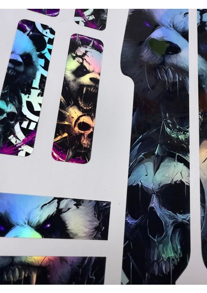 Bear Bisiklet Sticker Seti 9 Parça – Renkli Maşa Kadro Etiketi Hologram fiyatları