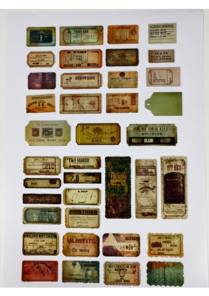 “bullet Journal Sticker – Defter ve Planlayıcı Çıkartma Seti” 1 Sayfa A4 fiyatları