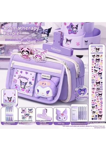 Kızlar Için Yeni Büyük Kapasiteli Kalem Kutusu, Şık Tasarım, Ilkokul ve Ortaokul Öğrencileri Için Mükemmel. (Yurt Dışından)