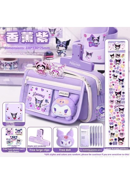 Kızlar Için Yeni Büyük Kapasiteli Kalem Kutusu, Şık Tasarım, Ilkokul ve Ortaokul Öğrencileri Için Mükemmel. (Yurt Dışından)