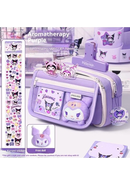 Kızlar Için Yeni Büyük Kapasiteli Kalem Kutusu, Şık Tasarım, Ilkokul ve Ortaokul Öğrencileri Için Mükemmel. (Yurt Dışından)