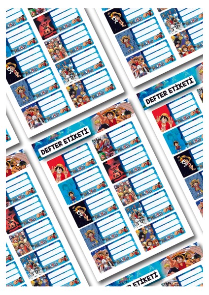 One Piece Luffy Defter Etiketi fiyatları