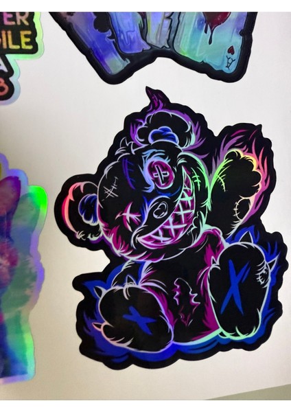 Hologram Sticker - Laptop, Telefon, Defter, Kaykay ve Su Geçirmez Etiket Çıkartma (7’li Paket) fiyatları