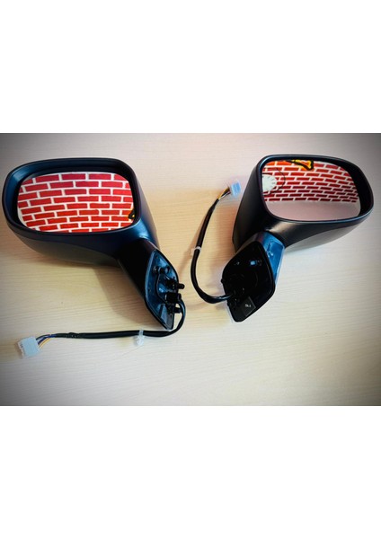 Civic Fb7 2012-2015 Elektirikli Otomatik Katlanır Isıtmalı Sinyalli Ayna Takım Sağ+Sol