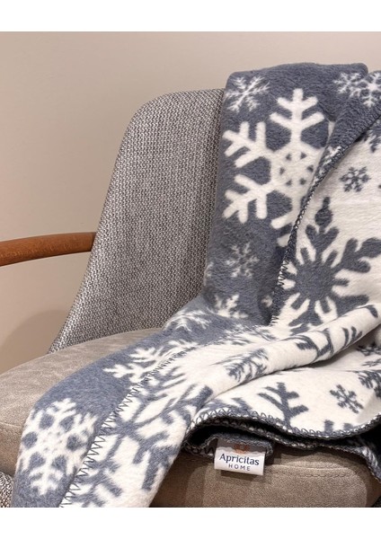Kar Taneleri Gri Battaniye (150X200 Cm) fırsatları
