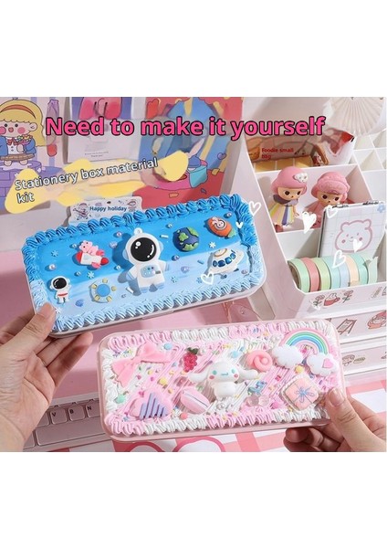 Tereyağı Tutkalı ile Kendin Yap Kalem Kutusu/kalem Kutusu - Kız ve Erkek Öğrenciler Için El Yapımı Malzemelerden Oluşan Eksiksiz Set (Yurt Dışından) modelleri