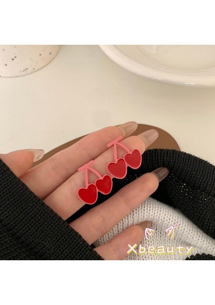 Bordo Kadife Küpeler Havadar Küpeler (Yurt Dışından)