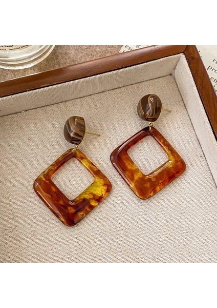 Fransız Hafif Lüks Vintage Merad Kehri Köri Küpeler Kadın Mizaç Tırnak Niş Hafif Lüks Tasarım Üst Düzey Aksesuar Duygusu (Yurt Dışından)