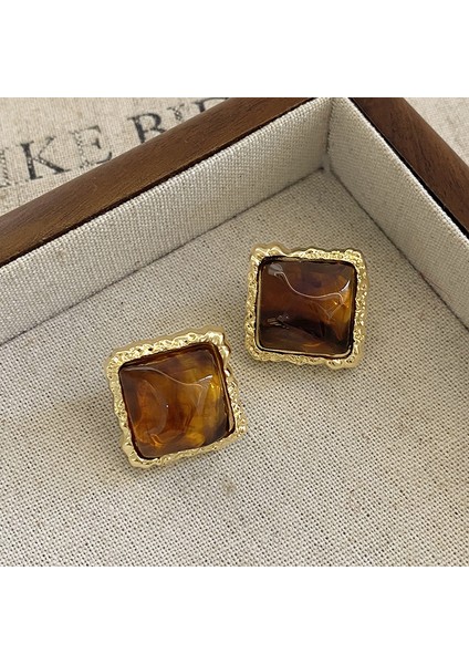 Fransız Hafif Lüks Vintage Merad Kehri Köri Küpeler Kadın Mizaç Tırnak Niş Hafif Lüks Tasarım Üst Düzey Aksesuar Duygusu (Yurt Dışından)