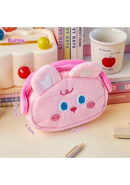 Kızlar Için Yeni Sevimli Peluş Kalem Kutusu, Yüksek Değerli ve Büyük Kapasiteli Kalem Kutusu/kırtasiye Kutusu (Yurt Dışından)