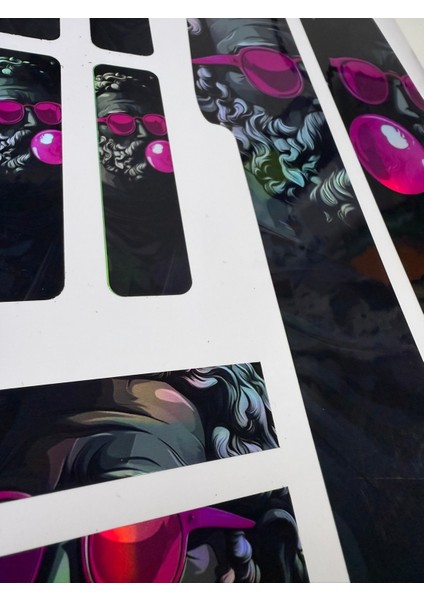 gr Ra Bisiklet Sticker Seti 9 Parça – Renkli Maşa Kadro Etiketi Hologram fırsatları