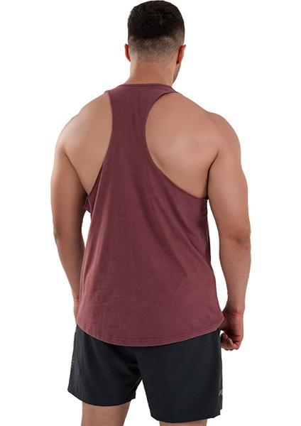 Kingsize Darksteel Antik Yıkamalı Atlet Bordo fiyatları