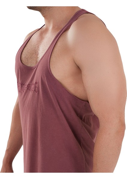 Kingsize Darksteel Antik Yıkamalı Atlet Bordo indirimleri