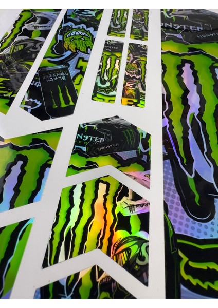 Sponsored Bisiklet Sticker Seti 12 Parça – Renkli Maşa Kadro Etiketi Hologram modelleri