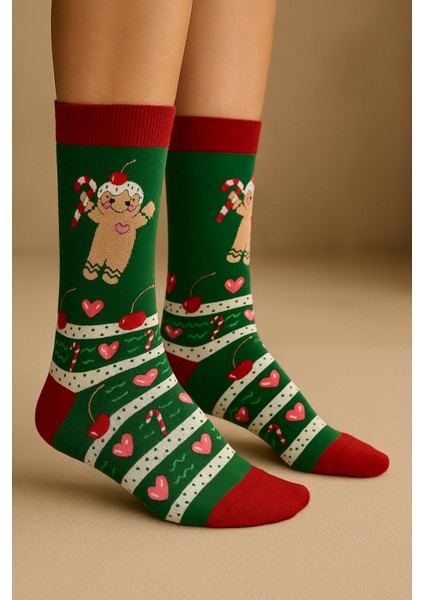 Yılbaşı Soket Çorap Yeşil fırsatları