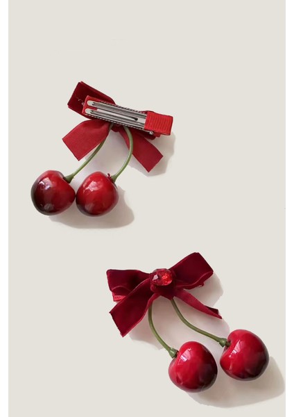 2'li Şirin Kiraz Pens Toka