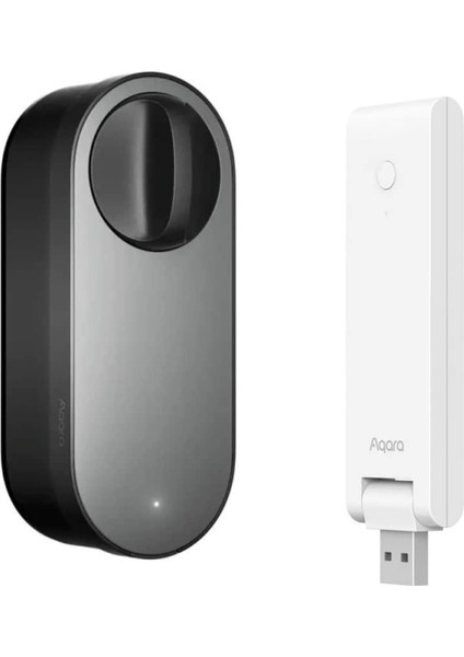 Akıllı Kapı Kilidi U200-LITE-SIYAH ve M100 Hub (Apple Home Destekli)