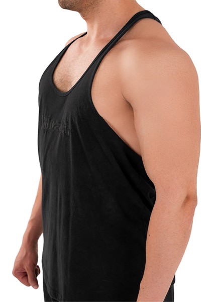 Kingsize Darksteel Antik Yıkamalı Atlet Siyah indirimleri