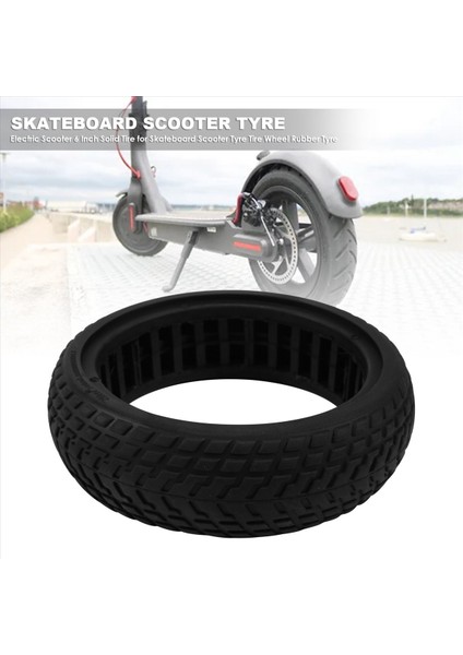 Elektrikli Scooter Kaykay Scooter Kauçuk Lastiği Için 6 Inç Katı Lastik (Yurt Dışından) fırsatları