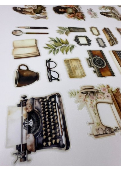 “bullet Journal Sticker – Defter ve Planlayıcı Çıkartma Seti” 1 Sayfa A4