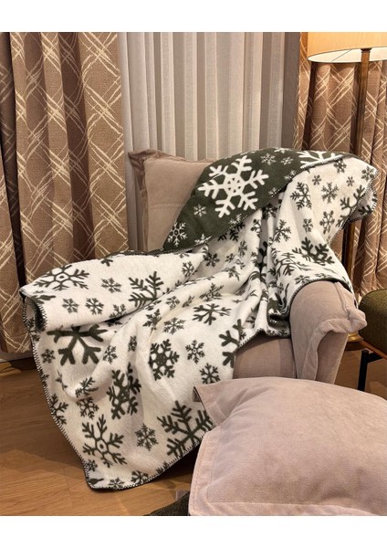 Kar Taneleri Yeşil Battaniye (150X200 Cm) fiyatları