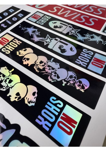 10 Parça Bisiklet Sticker Seti – No Shox & The Beast Temalı Dayanıklı (Suya ve Güneşe Dayanıklı) fiyatları