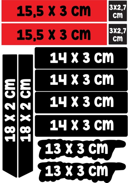 10 Parça Bisiklet Sticker Seti – No Shox & The Beast Temalı Dayanıklı (Suya ve Güneşe Dayanıklı) fırsatları