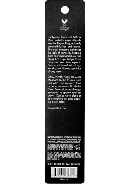 Clear Brow-Lash Maskara Çift Taraflı Şeffaf Kaş Jeli ve Maskara fiyatları