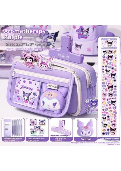 Kızlar Için Yeni Büyük Kapasiteli Kalem Kutusu, Şık Tasarım, Ilkokul ve Ortaokul Öğrencileri Için Mükemmel. (Yurt Dışından)