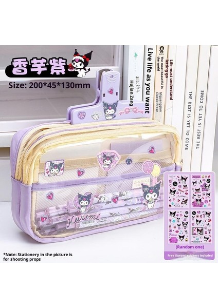 Kızlar Için Yeni Büyük Kapasiteli Kalem Kutusu, Şık Tasarım, Ilkokul ve Ortaokul Öğrencileri Için Mükemmel. (Yurt Dışından)