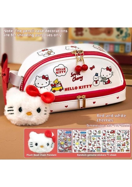 Ilkokul Kızları Için Kedi Temalı Kalem Kutusu, Büyük Kapasiteli, Sevimli ve Şık Kalem Kutusu (Yurt Dışından)