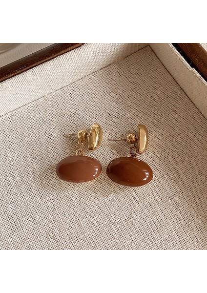 Fransız Hafif Lüks Vintage Merad Kehri Köri Küpeler Kadın Mizaç Tırnak Niş Hafif Lüks Tasarım Üst Düzey Aksesuar Duygusu (Yurt Dışından)