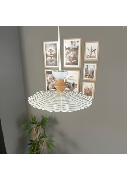 Moriva Beyaz Metal Avize Q Şapka Başlık Tekli Rustik Cafe Modern Sarkıt Aydınlatma fırsatları