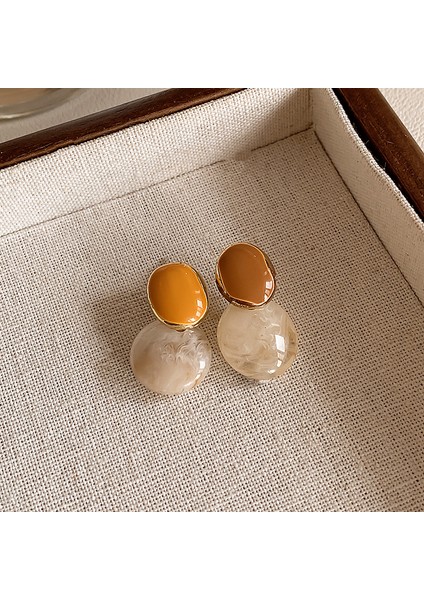 Fransız Hafif Lüks Vintage Merad Kehri Köri Küpeler Kadın Mizaç Tırnak Niş Hafif Lüks Tasarım Üst Düzey Aksesuar Duygusu (Yurt Dışından)