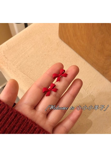 Bordo Kadife Küpeler Havadar Küpeler (Yurt Dışından)