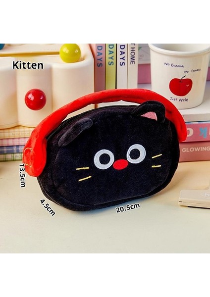 Kızlar Için Yeni Sevimli Peluş Kalem Kutusu, Yüksek Değerli ve Büyük Kapasiteli Kalem Kutusu/kırtasiye Kutusu (Yurt Dışından)