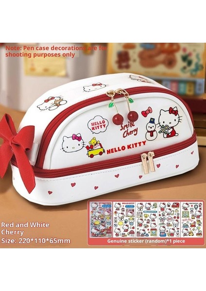 Ilkokul Kızları Için Kedi Temalı Kalem Kutusu, Büyük Kapasiteli, Sevimli ve Şık Kalem Kutusu (Yurt Dışından)