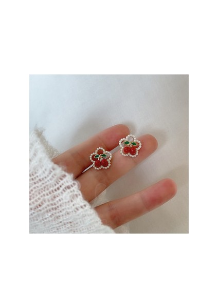 Bordo Kadife Küpeler Havadar Küpeler (Yurt Dışından)