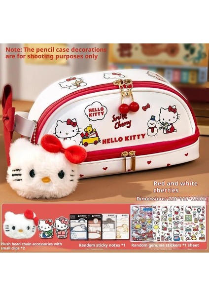 Ilkokul Kızları Için Kedi Temalı Kalem Kutusu, Büyük Kapasiteli, Sevimli ve Şık Kalem Kutusu (Yurt Dışından)