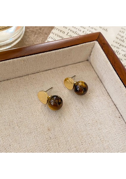 Fransız Hafif Lüks Vintage Merad Kehri Köri Küpeler Kadın Mizaç Tırnak Niş Hafif Lüks Tasarım Üst Düzey Aksesuar Duygusu (Yurt Dışından)