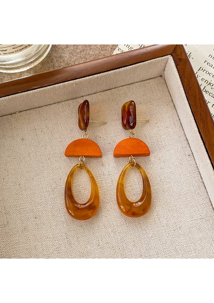 Fransız Hafif Lüks Vintage Merad Kehri Köri Küpeler Kadın Mizaç Tırnak Niş Hafif Lüks Tasarım Üst Düzey Aksesuar Duygusu (Yurt Dışından)